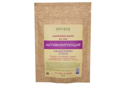 Альгинатная маска для лица активизирующая Леврана, 30г