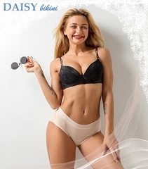 Менструальные трусы Daisy_bikini_телесный цвет вид спереди