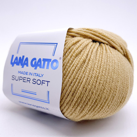 Пряжа Lana Gatto Super Soft 9425 св.горчица (уп.10 мотков)