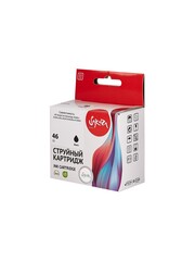 Струйный картридж Sakura CZ637AE (№46 Black) для HP Deskjet Ink Advantage 2020hc, 2520hc; Ultra 2029, 2529; Ultra 4729AIO, пигментный тип чернил, черный, 33 мл., 1600 к.