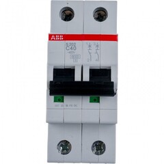 Выключатель автоматический модульный ABB S202 2п C 40А 6кА C40 2CDS252001R0404