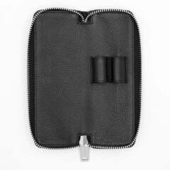 Чехол для ручек кожаный Classic Grained Black