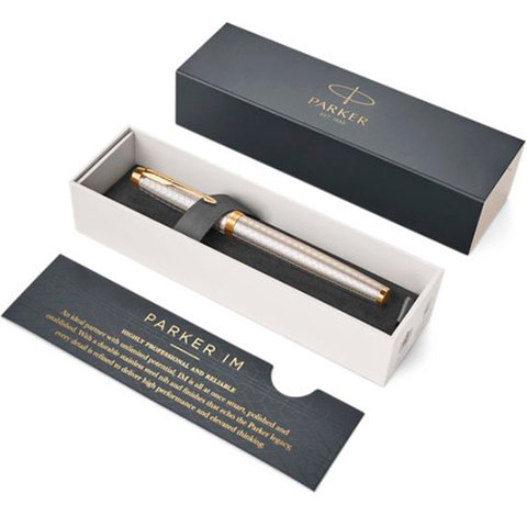 Parker IM Premium - Grey GT, перьевая ручка, F