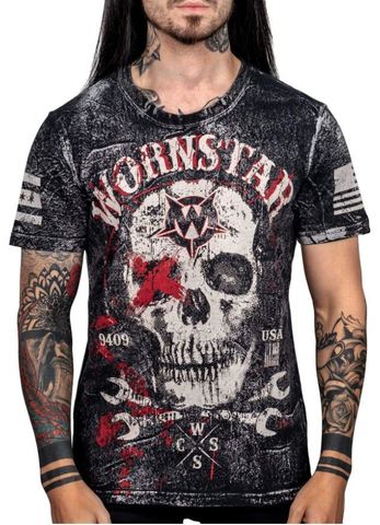 Wornstar | Футболка мужская DEATH MECHANIC TEE W015 перед