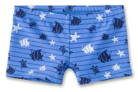 Плавки с принтом "Морские обитатели" Eat Ants by Sanetta, цвет голубой