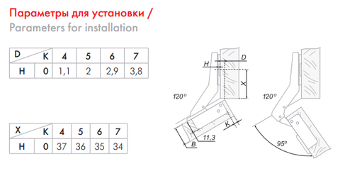 BOYARD Петля угловая с доводчиком 30° H621