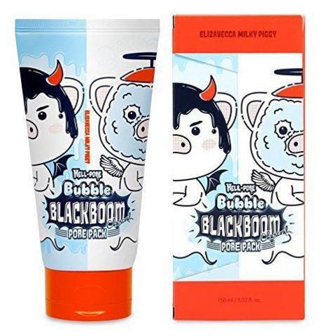 Кислородная маска для очищения пор Hell-Pore Bubble Blackboom Pore Pack ELIZAVECCA