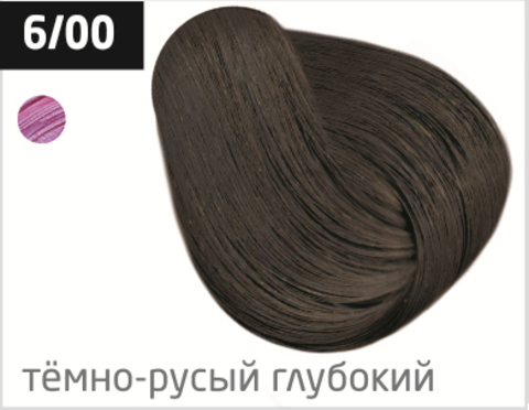 OLLIN color 6/00 темно-русый глубокий 100мл перманентная крем-краска для волос