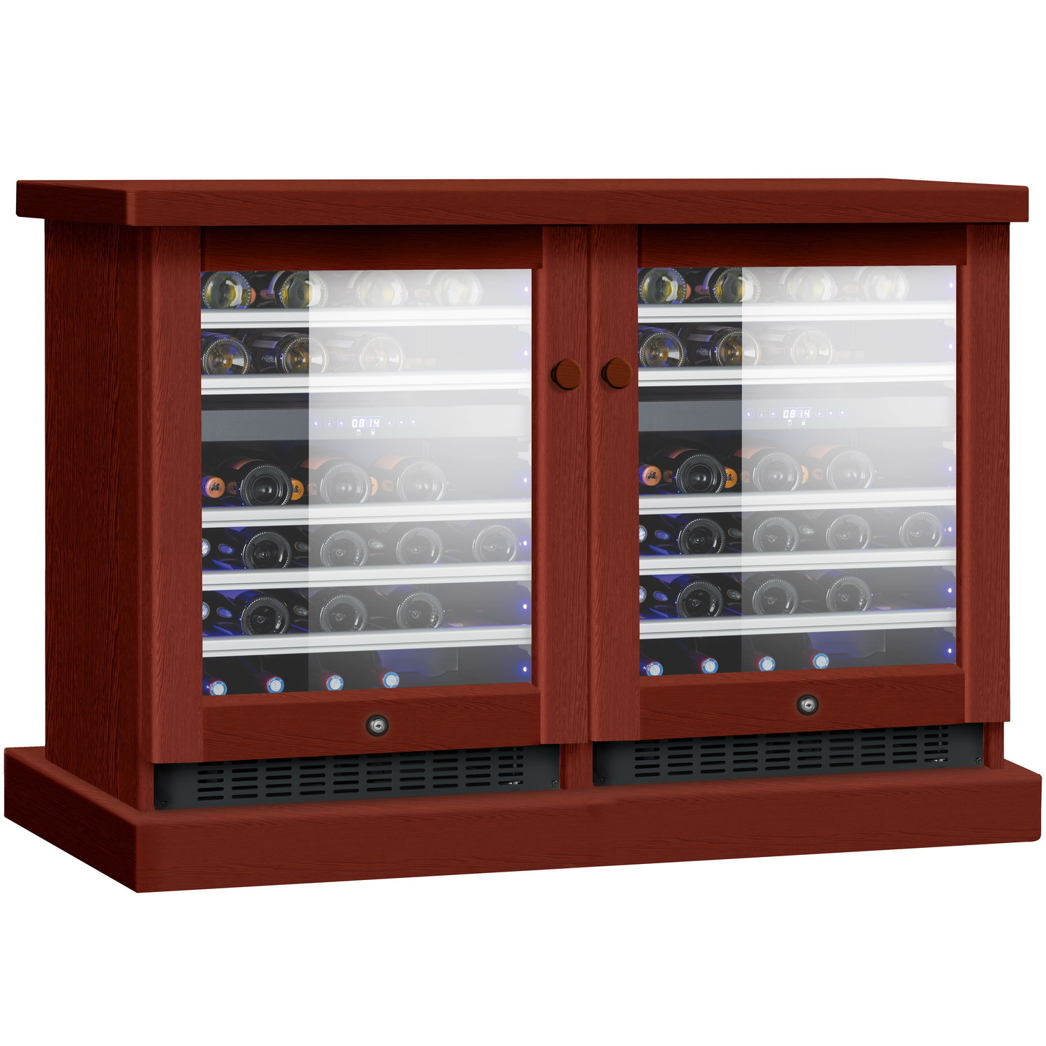 Винный шкаф Dometic S46G Double Wooden Mahogany купить в Москве на