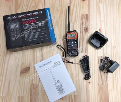 HX210E VHF handheld radio Standard Horizon