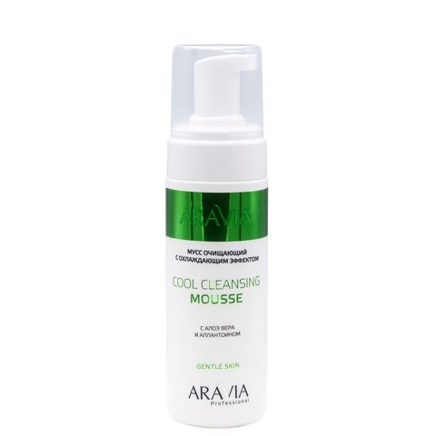 Мусс очищающий с охлаждающим эффектом Cool Cleansing Mousse, 160 мл, ARAVIA Professional