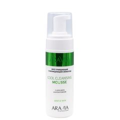 Мусс очищающий с охлаждающим эффектом Cool Cleansing Mousse, 160 мл, ARAVIA Professional