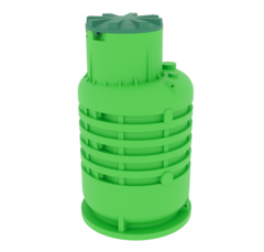 Кессон для скважины Мультпласт Термит 2-1 вертикальная (1270x1270x2270см;96кг;зеленый) - арт.555485.3