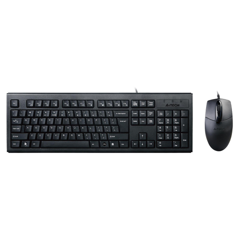 Набор клавиатура+мышь A4Tech KRS-8372 клав:черный мышь:черный USB
