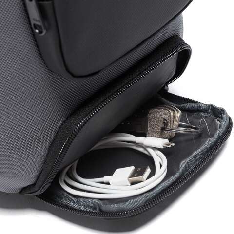 Картинка рюкзак однолямочный Bange BG-7086 grey - 5