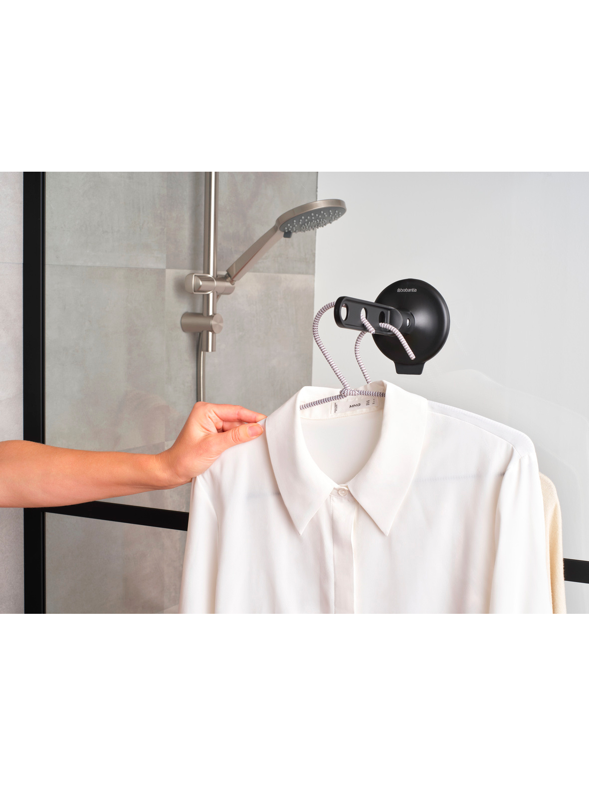 Крючок для одежды на присоске, Черный, арт. 242823 - фото 3