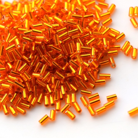 Стеклярус Тохо 3 мм 0030 оранжевый