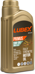 Масло Lubex Primus MV-LA 5W30 SN C2/C3 TT (1л) синтетика