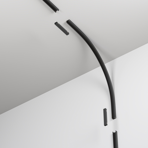 Коннектор радиусный внутренний R300 Maytoni Basity TRA172ICL-R300-11B