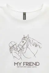 фуфайка  для девочки  КР 302752-1/сахар к567