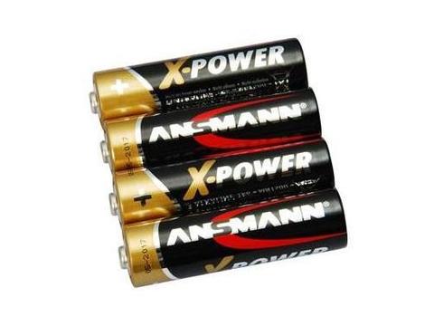 Батарейки щелочные AAA ANSMANN X-POWER 1.5V - 4шт в пленке