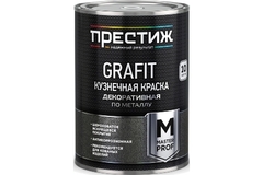 Краска кузнечная с эффектом GRAFIT черная 0,9кг Престиж