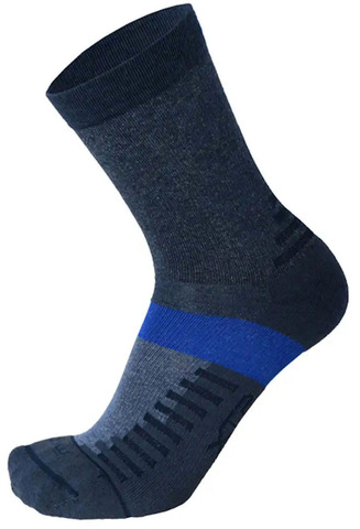 Премиальные термоноски Mico Odor Zero XT2 Extra Dry Natural Tencel Outdoor Medium Weight Blue для бега