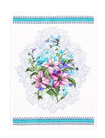Полотенце 37x50 Feiler Josephine 231 seagreen бирюзовое