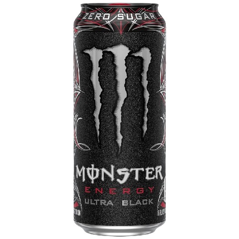Энергетический б/а напиток Монстер Energy Zero Ultra Black Monster, 500 мл