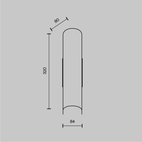 Настенный светильник Maytoni Gioia P011WL-02CH