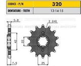 SUNSTAR 32014 звезда передняя ведущая JTF281.14