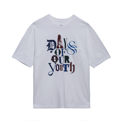 OVERSIZED S/S TEE.(DAYS OF OUR YOUTH COLOR)