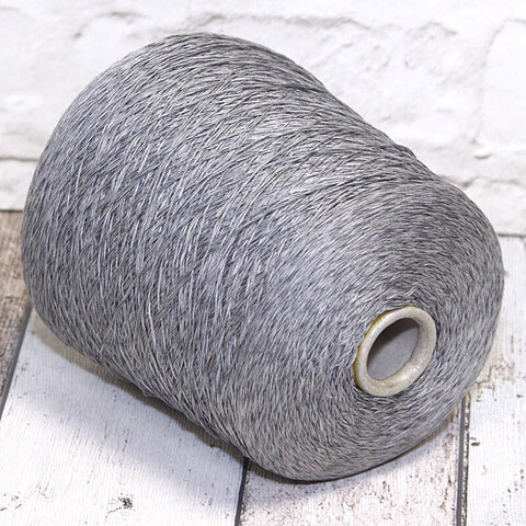 Хлопок со льном (20%) LORO PIANA IRISH FANCY 550 серый меланж