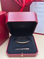 16237- Браслет LOVE small model pave  lux качество VGOLD