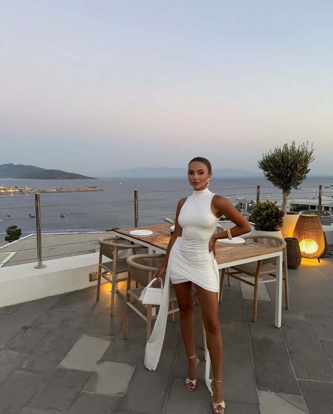 Платье с лоскутками, молочный