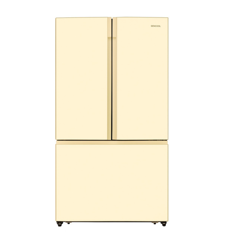 Холодильник GENCOOL GDM-717BI, бежевый, 600 литров, French Door