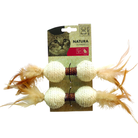 Mpets игрушка для кошек NATURA гантели