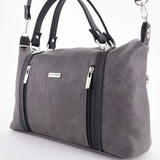 Сумка Саломея 127 македония серый + черный