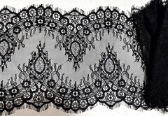 Кружево Французское, ш. 23 см, чёрный