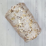 Пряжа Shine Paillettes 6305 золотой беж