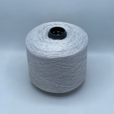 Бобинная пряжа, Linette Pailletes, 450м, 80% Лен, 20% Полиэстер(пайетка),Морозное утро+пайетка.37919