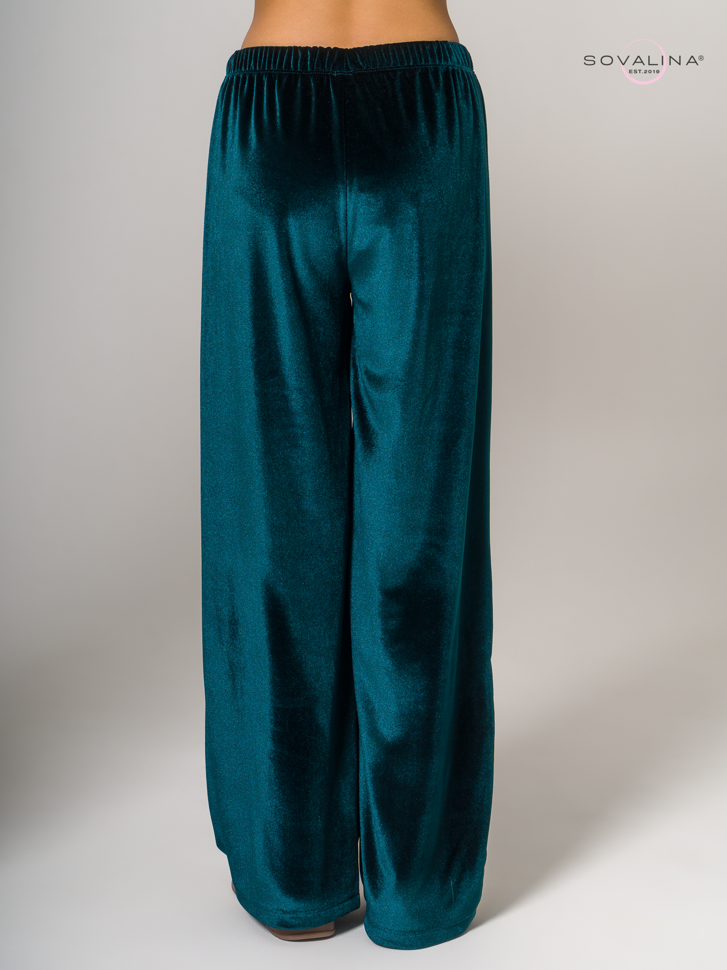 Брюки Classic бархат ель