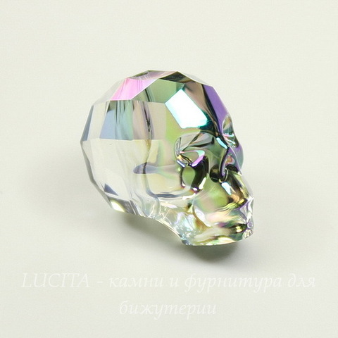 5750 Бусина "Череп" Сваровски Crystal Paradise Shine 13 мм