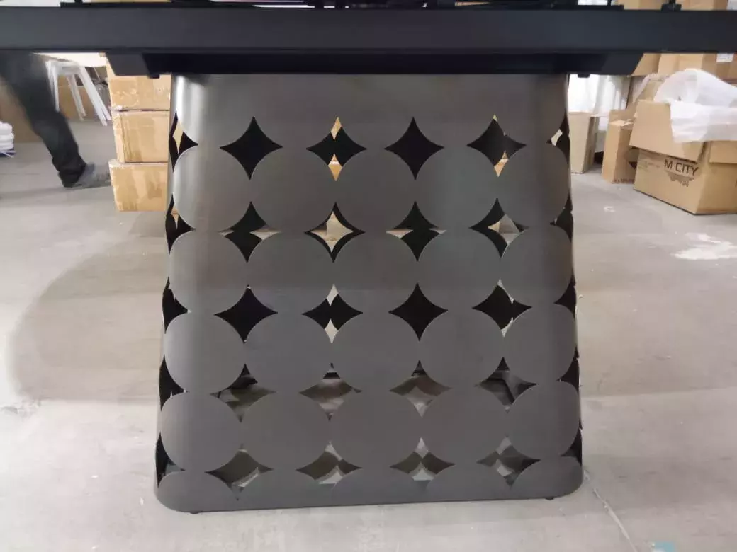 Стол LORENS 150 TL-58 поворотная система раскладки, испанская керамика / Темно-серый, DISAUR