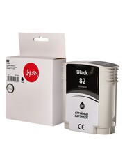 Струйный картридж Sakura CH565A (№82 Black) для HP Designjet 510 Series; Designjet 111 series, пигментный тип чернил, черный, 72 мл., 3200 к.