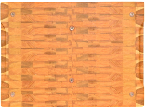 деревянная Торцевая разделочная доска 55х40х4 см лиственница