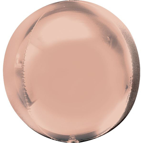 Фольгированный шар сфера розовое золото