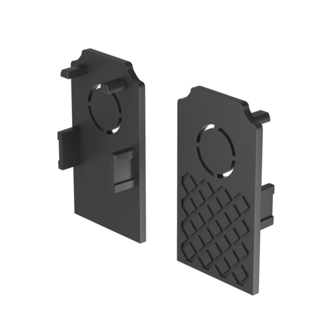 Заглушки к встраиваемому шинопроводу 2шт Maytoni Exility TRA034EC-42B