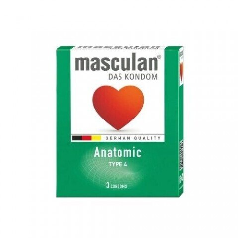 Презерватив Masculan Anatomic № 3 (Анатомической формы)