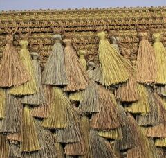 Бахрома для штор с кисточками, ш. 9,5 см, 10419